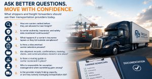 Questions Shippers Should Ask Their Providers