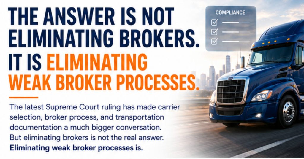 The Answer Is Not Eliminating Brokers - It Is Eliminating Weak Broker Processes